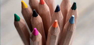 Fourniture et marquage de crayons de couleurs publicitaires