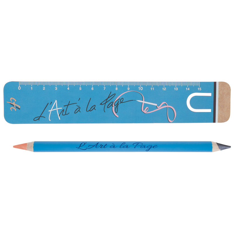 Kit Bureau Bi-Coul Fluo-Graphite Pantone | Crayon Couleur Publicitaire