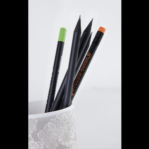 Luxury Black Rond 17,6 cm | Crayon Publicitaire 1