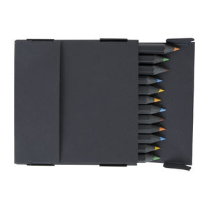 Etui 12 Crayons Couleurs Black 8,7 cm | Crayon Couleur Publicitaire 3