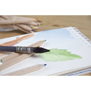 Etui 6 Aquarellables Eco 8,7 cm | Accessoire d'Écriture Publicitaire