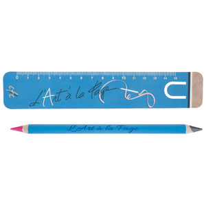 Kit Bureau Bi-Coul Fluo-Graphite Pantone | Crayon Couleur Publicitaire 2