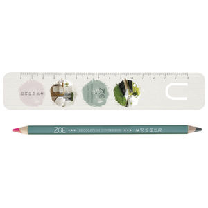 Kit Bureau Bi-Coul Fluo-Graphite Pantone | Crayon Couleur Publicitaire 3