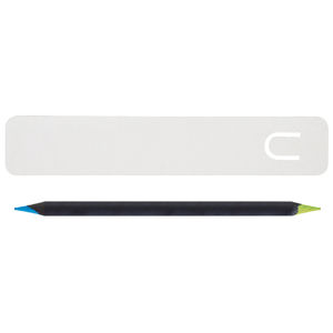 Crayon bois publicitaire Fluo Prestige - 17,6 cm