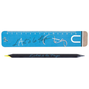 Kit Bureaueau Bicoul Fluo-Graphite | Crayon Couleur Publicitaire 10