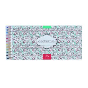 Set Quadri 12 Couleurs 17,6 cm | Crayon Couleur Publicitaire 2