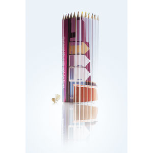 Set Quadri 12 Couleurs 17,6 cm | Crayon Couleur Publicitaire 5