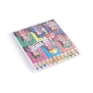 Set Quadri 12 Couleurs 8,7 cm | Crayon Couleur Publicitaire 1
