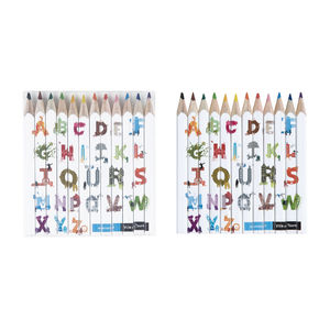 Set Quadri 12 Couleurs 8,7 cm | Crayon Couleur Publicitaire 4
