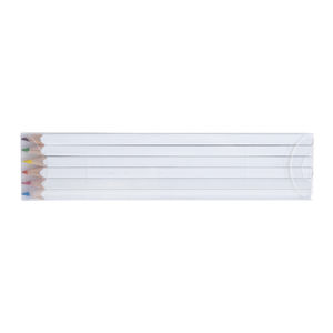 Set Quadri 6 Couleurs 17,6 cm | Crayon Couleur Publicitaire