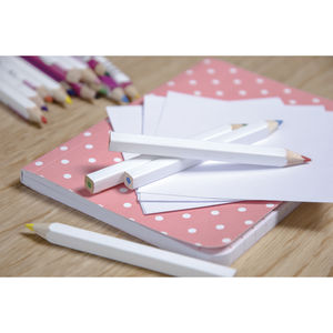 Set Quadri 6 Couleurs 8,7 cm | Crayon Couleur Publicitaire