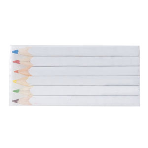 Set Quadri 6 Couleurs 8,7 cm | Crayon Couleur Publicitaire 1