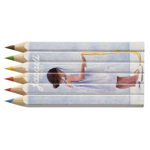 Set Quadri 6 Couleurs 8,7 cm | Crayon Couleur Publicitaire 5