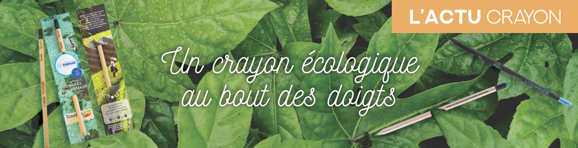 crayon personnalisé écologique