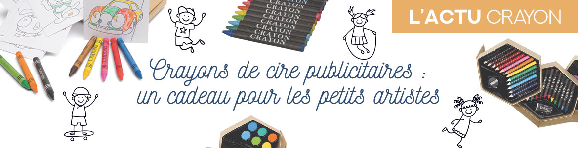 crayon cire publicitaire petits artistes