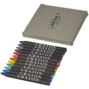 set crayons cire publicitaire